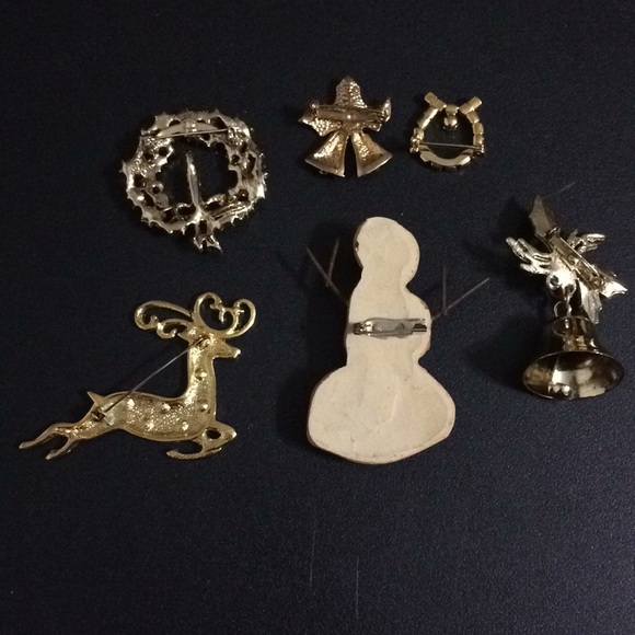 Vintage Christmas Brooches - Picture 2 of 8